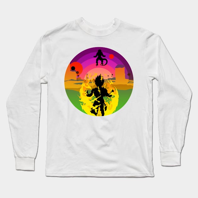 Battle on Namek Long Sleeve T-Shirt by grantedesigns